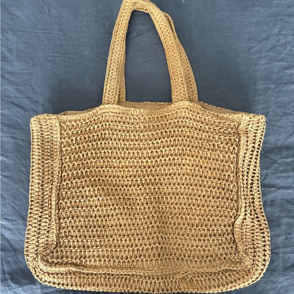 H&M Handbags - Straw Tote Bag